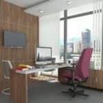 Revit Arch. : Modeling & Rendering Interior office project