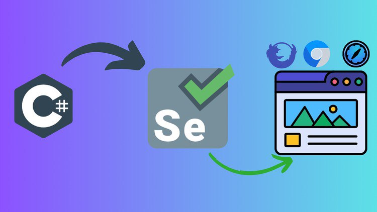 Selenium with C# .NET for Beginners ( .NET 8, C# 12)