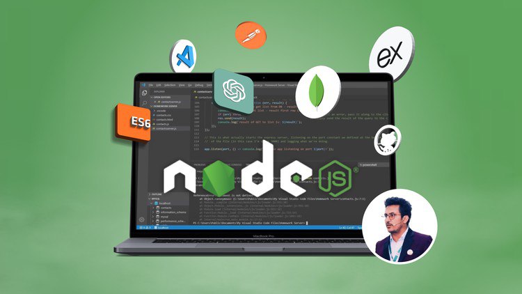 NodeJS Masterclass (Express, MongoDB, OpenAI) – 2024 Ready!