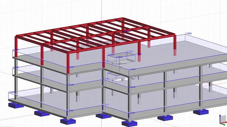 Prokon Analysis and Design of 3 Stories R.C.C Building